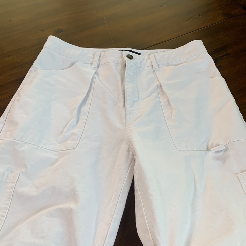 Lioness white denim painter’s pants jeans, size Medium - Picture 2 of 10